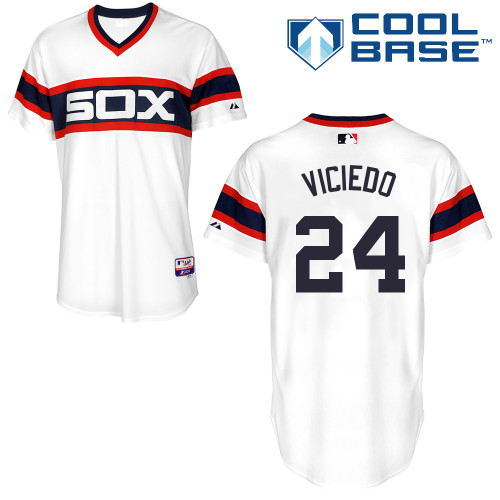 Dayan Viciedo #24 MLB Jersey-Chicago White Sox Men's Authentic Alternate Home Baseball Jersey